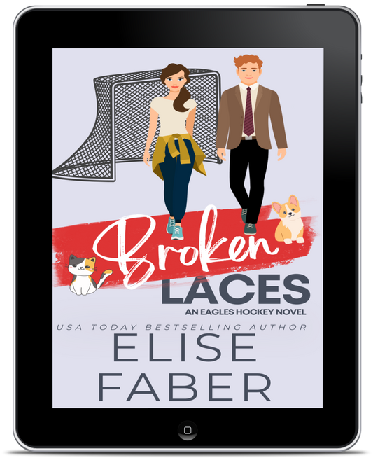 Broken Laces by Elise Faber sports hockey romance