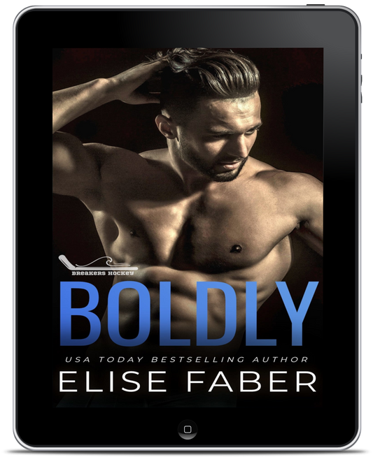 Boldly by Elise Faber sports hockey romance