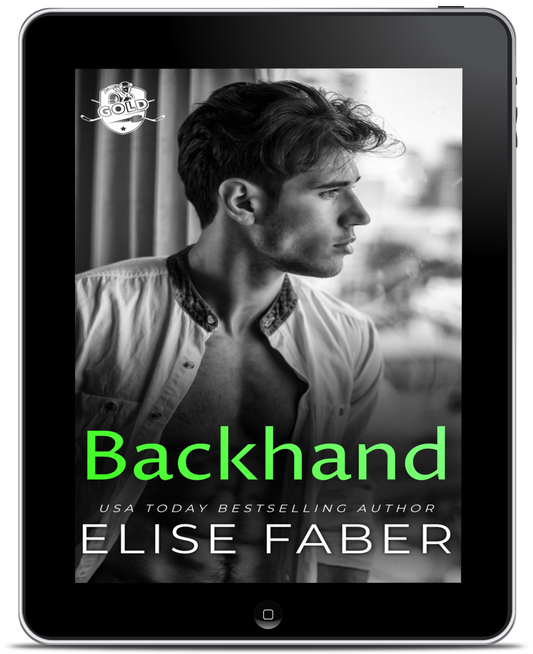 Backhand by Elise Faber sports hockey romance
