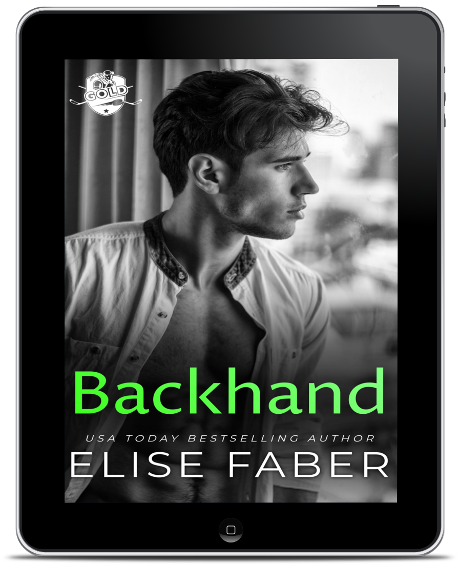 Backhand by Elise Faber sports hockey romance