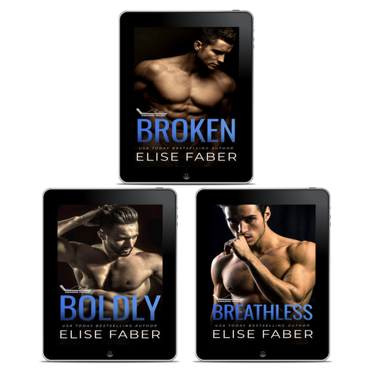 Broken Boldly Breathless Breakers Hockey 1-3 by Elise Faber sports hockey romance