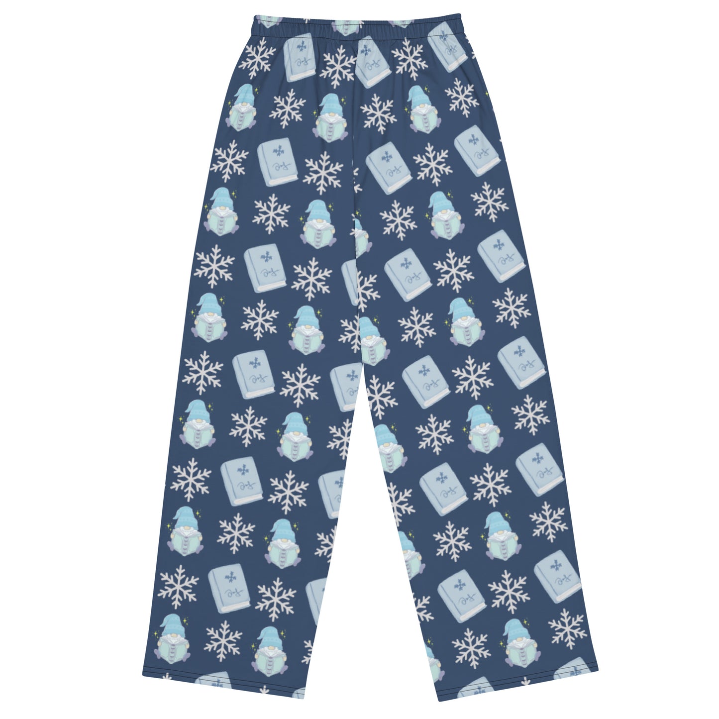 Reading Gnomes All-over print unisex wide-leg pants