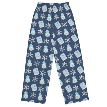 Reading Gnomes All-over print unisex wide-leg pants